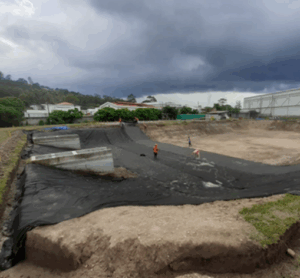 Impermeabilización de lagunas de Oxidación